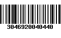 Código de Barras 3046920040440