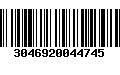 Código de Barras 3046920044745