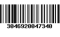 Código de Barras 3046920047340