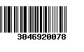 Código de Barras 3046920078