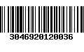 Código de Barras 3046920120036