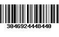 Código de Barras 3046924448440