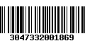 Código de Barras 3047332001869