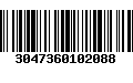 Código de Barras 3047360102088