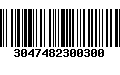 Código de Barras 3047482300300