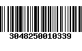 Código de Barras 3048250010339