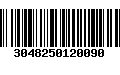 Código de Barras 3048250120090