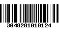 Código de Barras 3048281010124