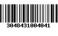 Código de Barras 3048431004041