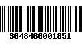 Código de Barras 3048460001851