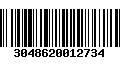 Código de Barras 3048620012734