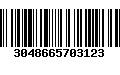 Código de Barras 3048665703123