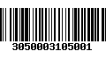 Código de Barras 3050003105001