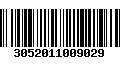 Código de Barras 3052011009029