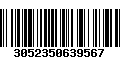 Código de Barras 3052350639567
