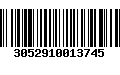 Código de Barras 3052910013745