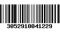 Código de Barras 3052910041229