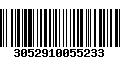 Código de Barras 3052910055233