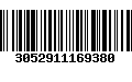 Código de Barras 3052911169380