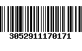 Código de Barras 3052911170171