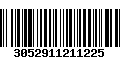 Código de Barras 3052911211225