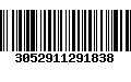 Código de Barras 3052911291838