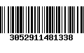 Código de Barras 3052911481338