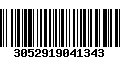 Código de Barras 3052919041343