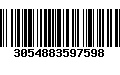 Código de Barras 3054883597598