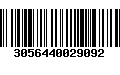 Código de Barras 3056440029092