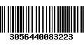 Código de Barras 3056440083223