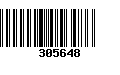 Código de Barras 305648