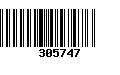 Código de Barras 305747