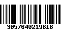 Código de Barras 3057640219818