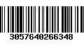 Código de Barras 3057640266348