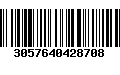 Código de Barras 3057640428708