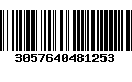 Código de Barras 3057640481253