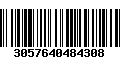 Código de Barras 3057640484308