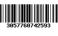 Código de Barras 3057760742593