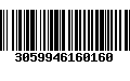 Código de Barras 3059946160160