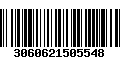 Código de Barras 3060621505548