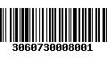 Código de Barras 3060730008001