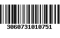 Código de Barras 3060731010751