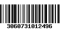 Código de Barras 3060731012496