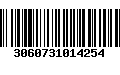 Código de Barras 3060731014254