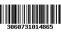 Código de Barras 3060731014865