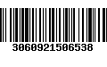 Código de Barras 3060921506538