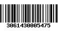 Código de Barras 3061430005475