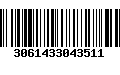 Código de Barras 3061433043511