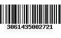 Código de Barras 3061435002721